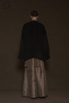 Mutedance 24 Autumn and Winter Collarless Button-down Jacket MD-MD24FW22-DARK MD24FW21 MD24FW22